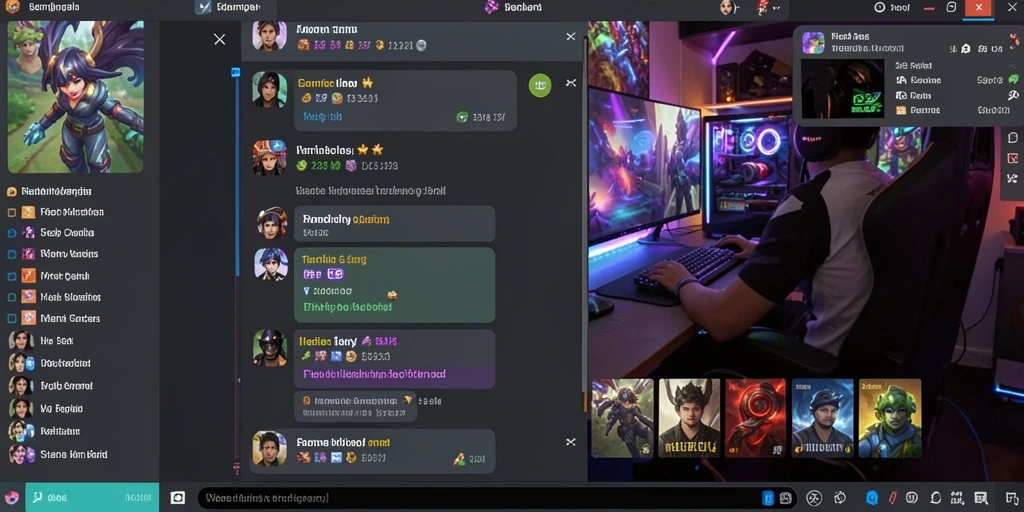 Gambar ini menggambarkan mode multiplayer yang seru dengan banyak pemain.