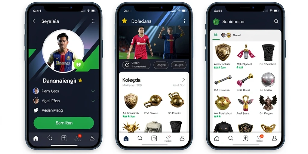 Visual aplikasi dengan bonus menarik yang ditawarkan.