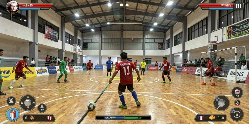 Screenshot turnamen online yang mendebarkan.