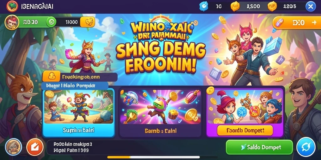 Mode permainan kompetitif yang seru dan menantang.