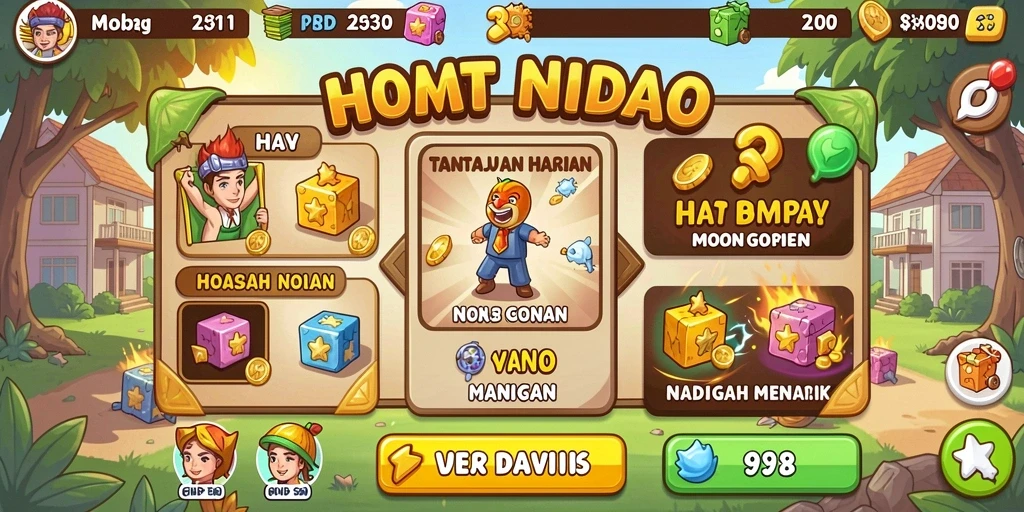 Level baru yang menantang dan seru.