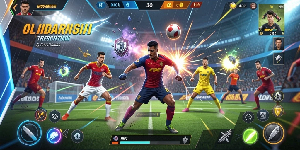 Desain kustomisasi tim yang kaya dan variatif.